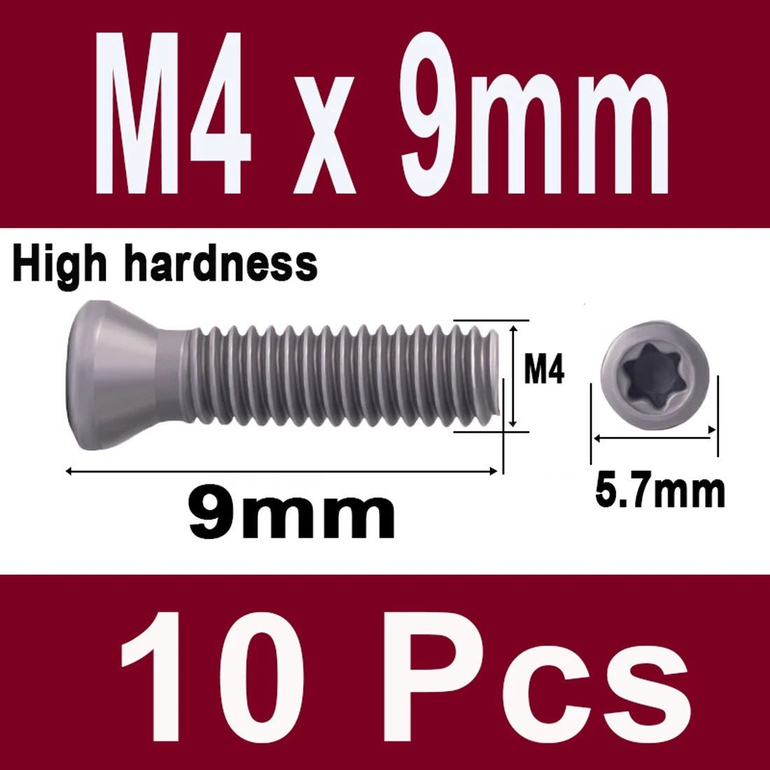12.9 Grade Torx Flat Head Machine Screws — Carbon Steel, M1.6 to M6 - HomeDIYer