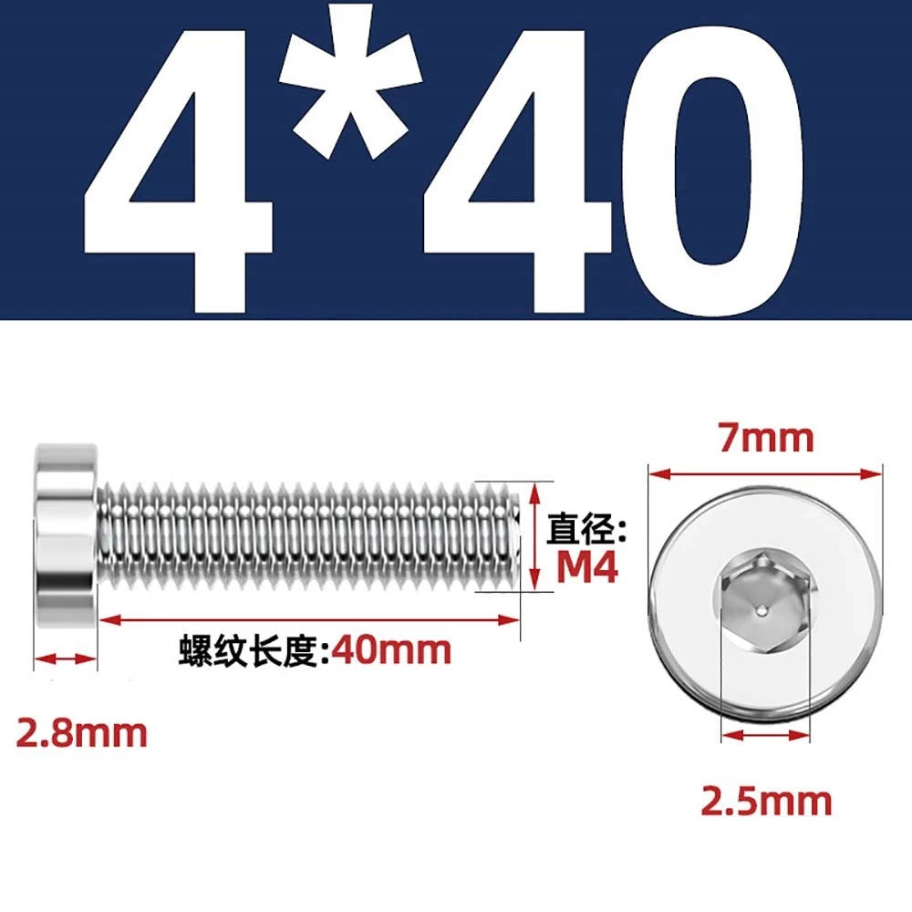 M1.4–M12 Low Head Socket Cap Screws – A2 Stainless Steel, Space‑Saving Design for Tight Clearances