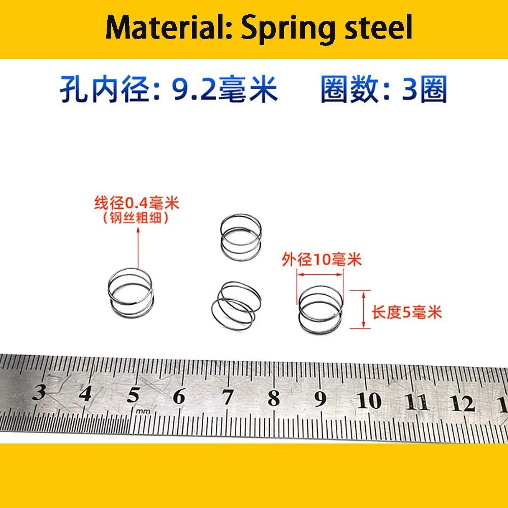 Spring Steel Small Compression Spring 0.2/0.3/0.4mm Wire Diameter 3-50mm Length