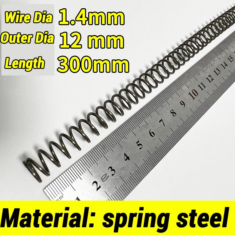 Compression Spring Various Size 2-60mm Diameter & 300mm Length Pressure Small