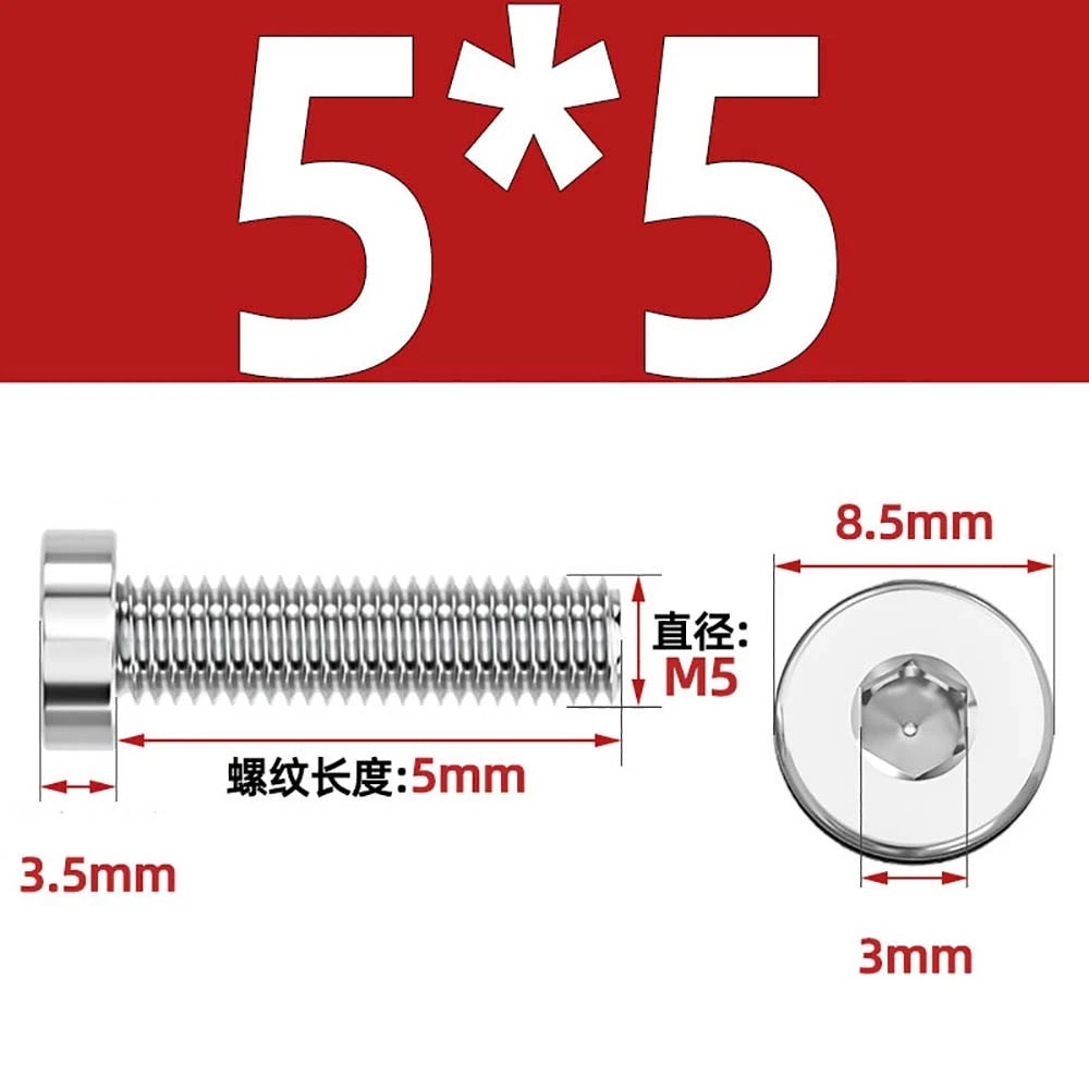 M1.4–M12 Low Head Socket Cap Screws – A2 Stainless Steel, Space‑Saving Design for Tight Clearances