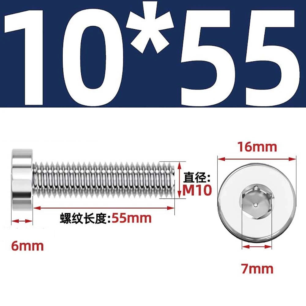M1.4–M12 Low Head Socket Cap Screws – A2 Stainless Steel, Space‑Saving Design for Tight Clearances