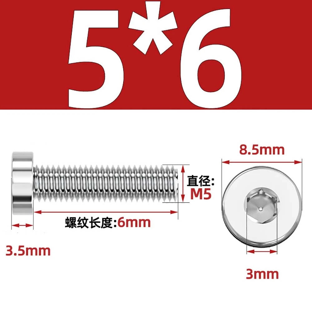M1.4–M12 Low Head Socket Cap Screws – A2 Stainless Steel, Space‑Saving Design for Tight Clearances