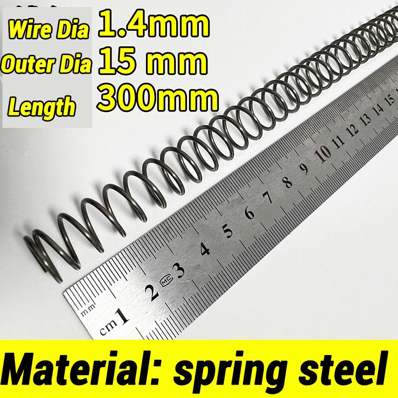 Compression Spring Various Size 2-60mm Diameter & 300mm Length Pressure Small