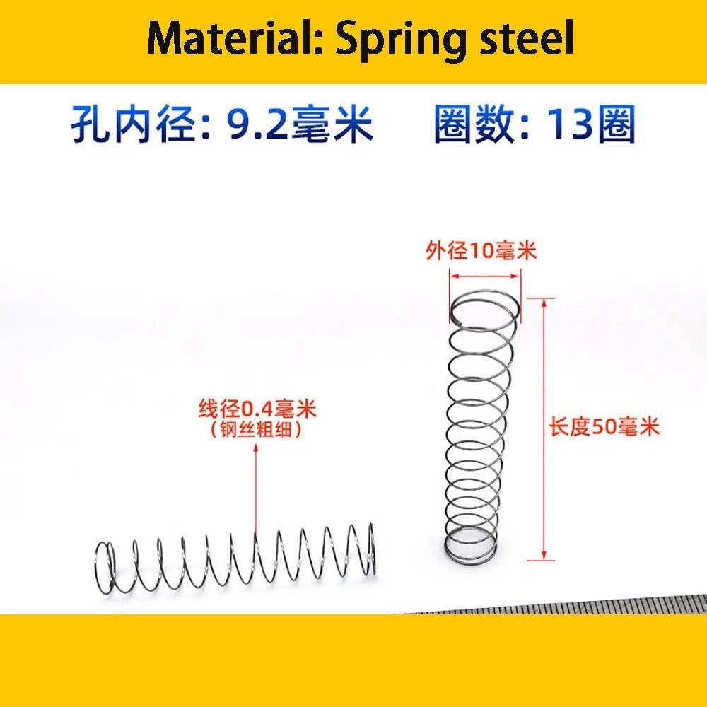 Spring Steel Small Compression Spring 0.2/0.3/0.4mm Wire Diameter 3-50mm Length