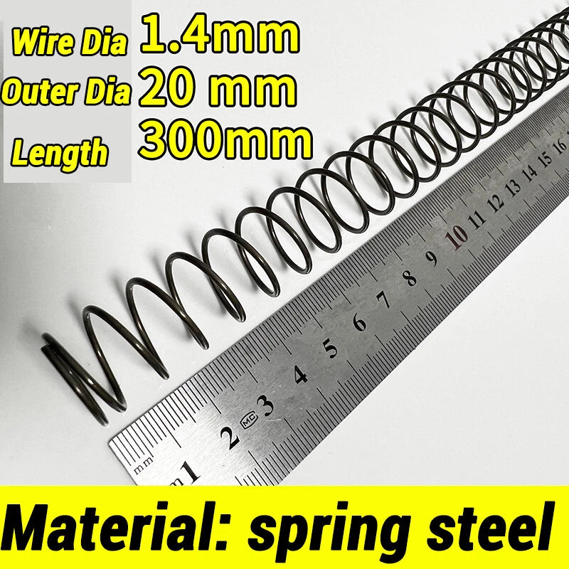 Compression Spring Various Size 2-60mm Diameter & 300mm Length Pressure Small