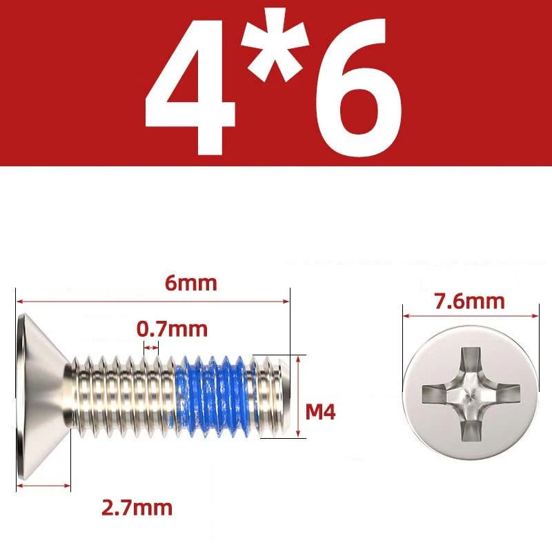 M1.2–M6 Phillips Flat Head Machine Screws | Carbon Steel | Black & Nickel Plated