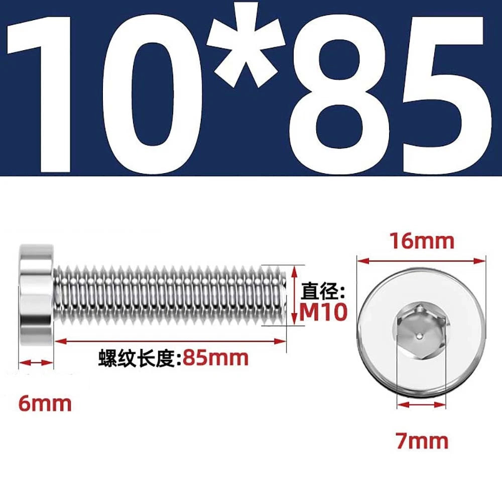M1.4–M12 Low Head Socket Cap Screws – A2 Stainless Steel, Space‑Saving Design for Tight Clearances