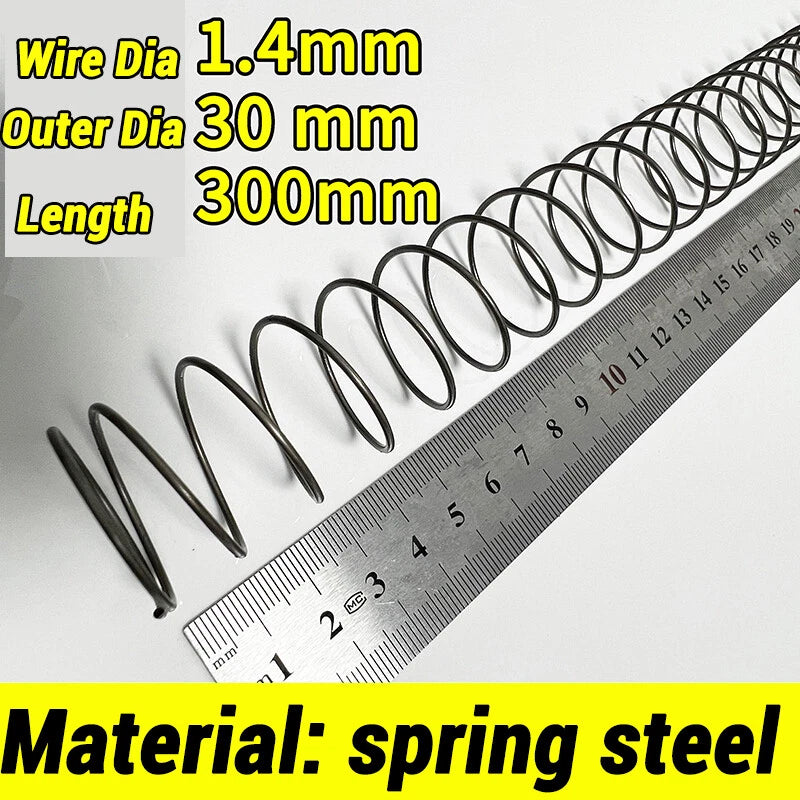 Compression Spring Various Size 2-60mm Diameter & 300mm Length Pressure Small