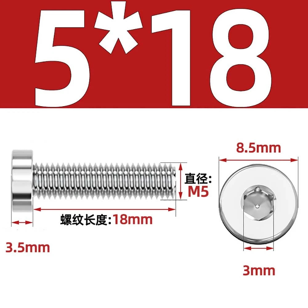 M1.4–M12 Low Head Socket Cap Screws – A2 Stainless Steel, Space‑Saving Design for Tight Clearances