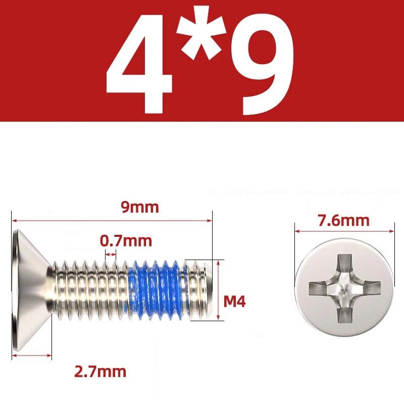 M1.2–M6 Phillips Flat Head Machine Screws | Carbon Steel | Black & Nickel Plated