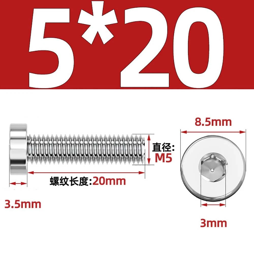 M1.4–M12 Low Head Socket Cap Screws – A2 Stainless Steel, Space‑Saving Design for Tight Clearances