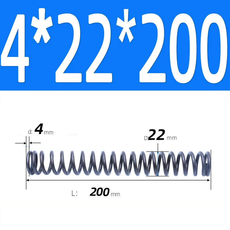 200mm Length Stainless Steel Compression Spring 2 - 4mm Pressure/ Coil Springs