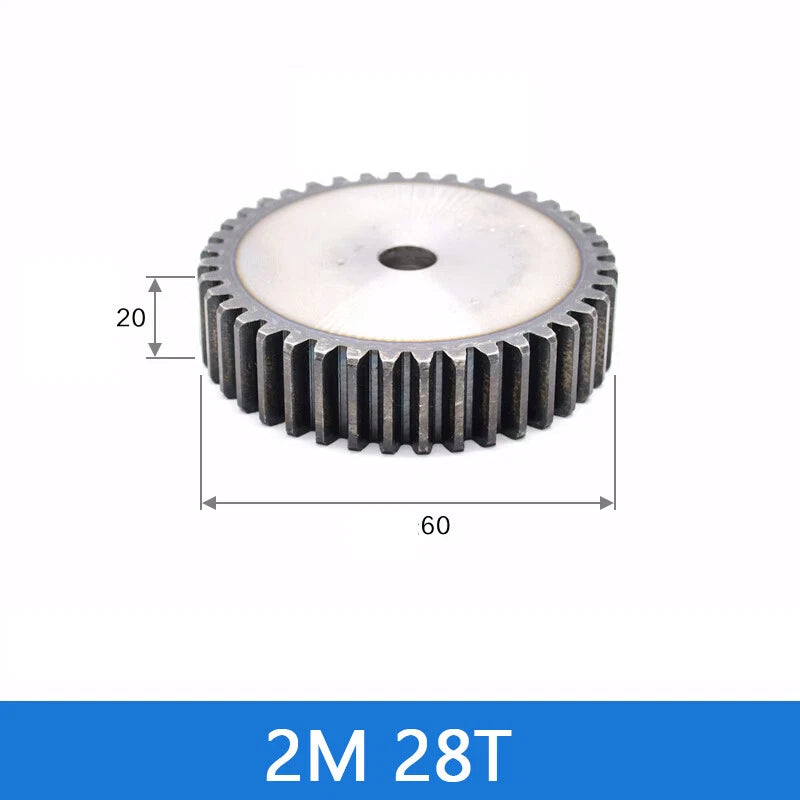 Spur Gear 45# Steel Transmission Gear 1/2 Module 12-160 Teeth Pinion Motor Gear