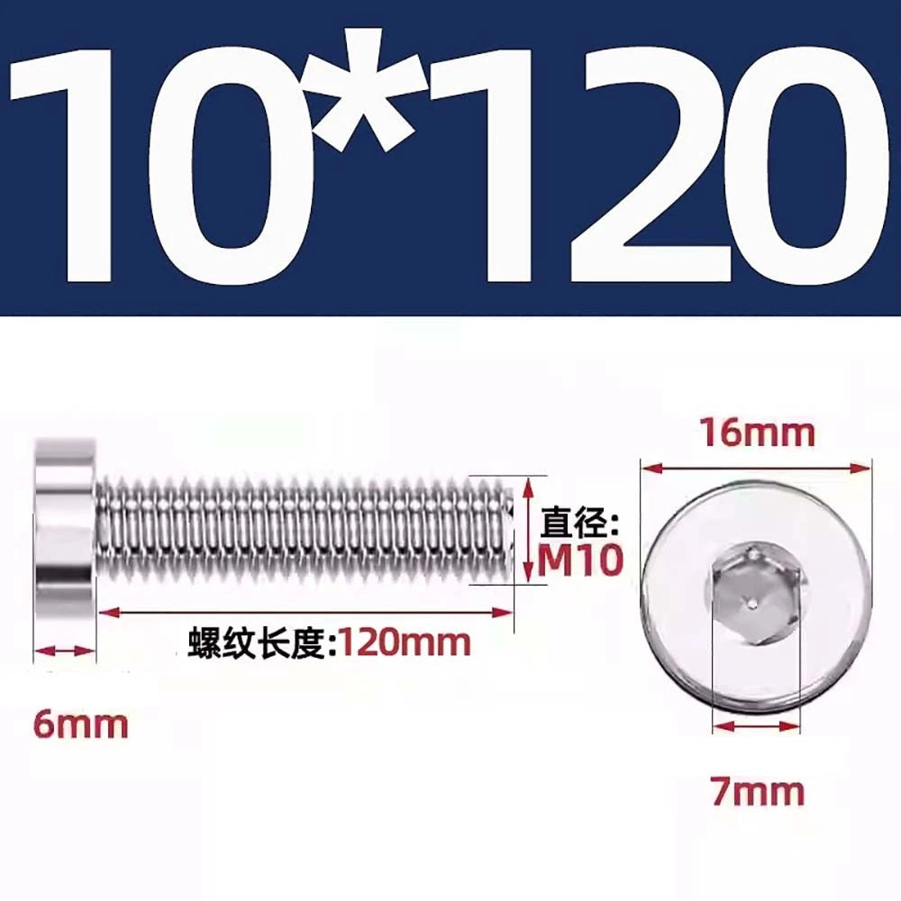 M1.4–M12 Low Head Socket Cap Screws – A2 Stainless Steel, Space‑Saving Design for Tight Clearances