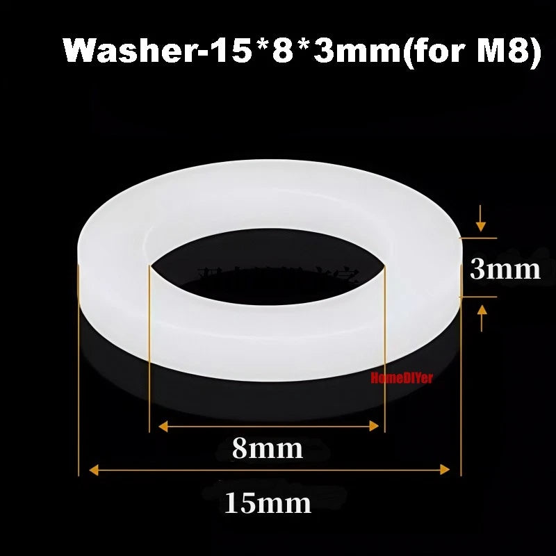 Plastic Barbed Hose Reducer Connector — Straight Thread Joiner for Air & Water Tube