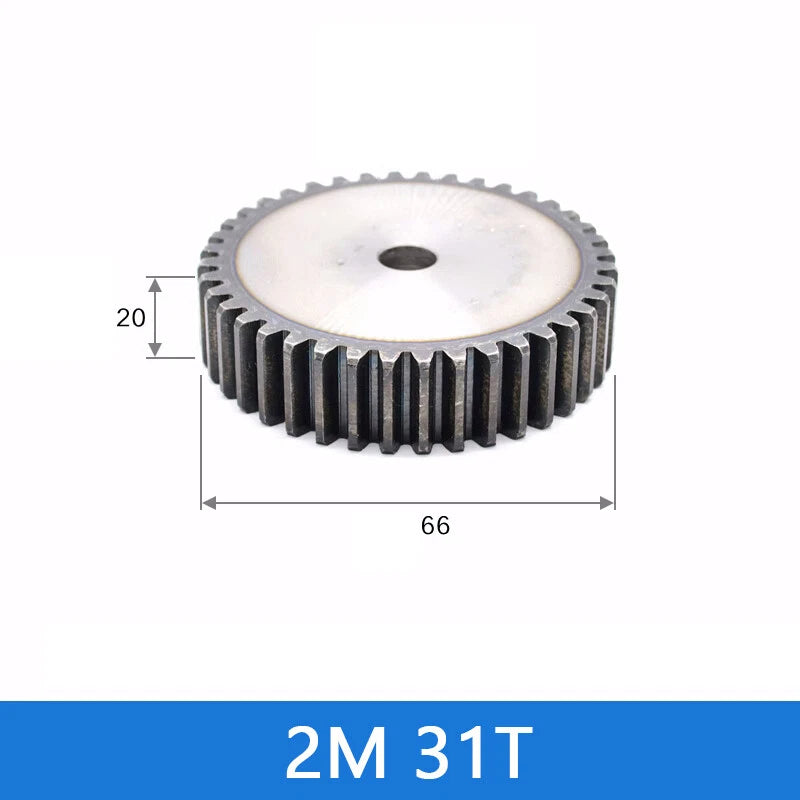 Spur Gear 45# Steel Transmission Gear 1/2 Module 12-160 Teeth Pinion Motor Gear