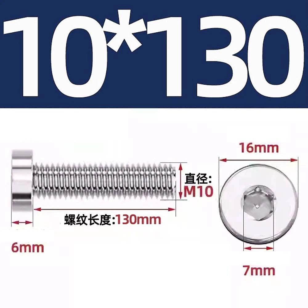 M1.4–M12 Low Head Socket Cap Screws – A2 Stainless Steel, Space‑Saving Design for Tight Clearances