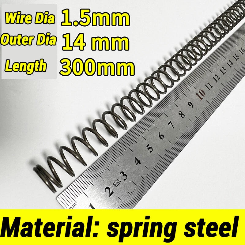 Compression Spring Various Size 2-60mm Diameter & 300mm Length Pressure Small