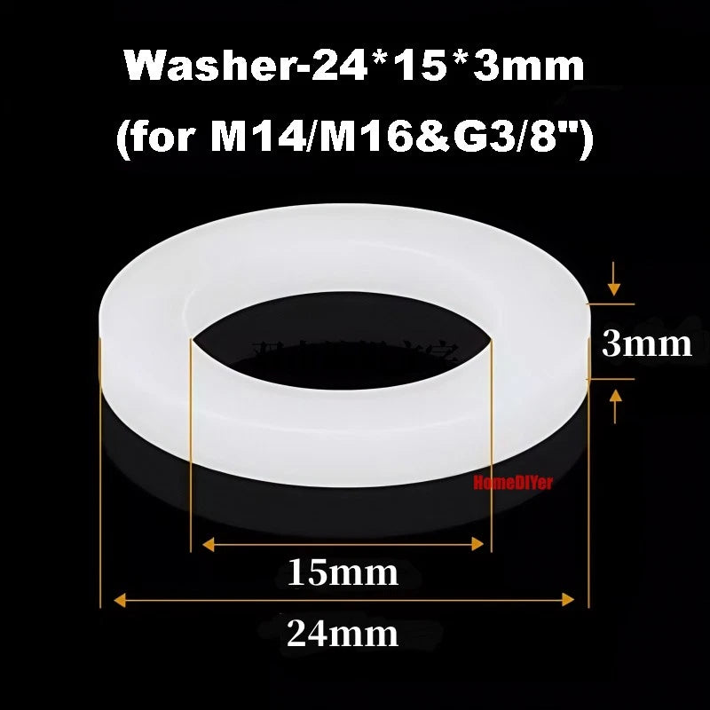 Plastic Barbed Hose Reducer Connector — Straight Thread Joiner for Air & Water Tube