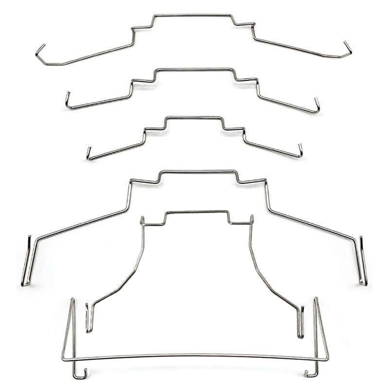 CPU Cooler Fan Wire Clips – Stainless Steel Retaining Hooks for 80mm, 90mm & 120mm Heatsink Fans | Inner & Outer Buckle Options | 5 Pairs Per Order - HomeDIYer