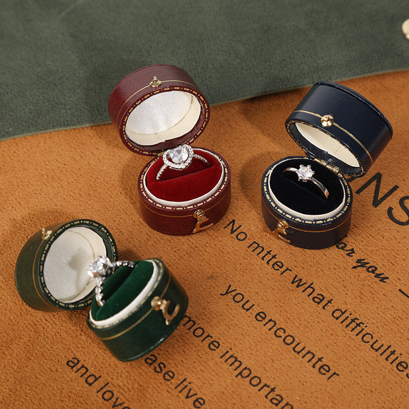 Vintage Mini Ring Box – Proposal, Wedding & Jewelry Photography Prop