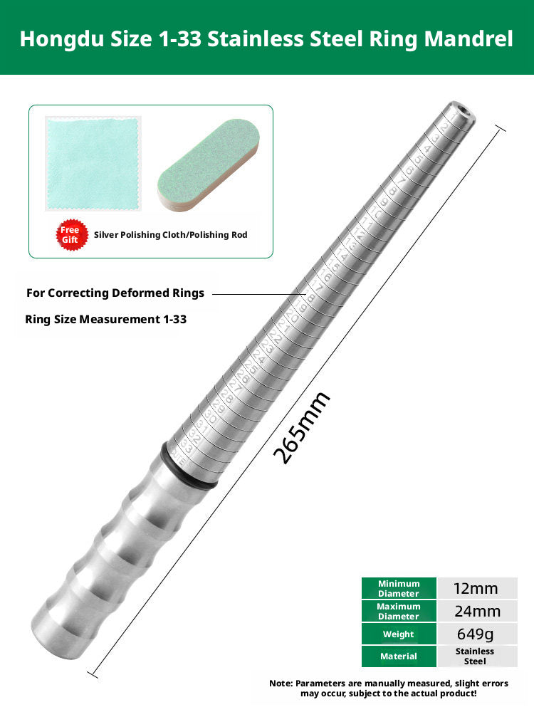 Bracelet & Ring Shaping Kit – Jewelry Repair Tools with Rubber Mallet