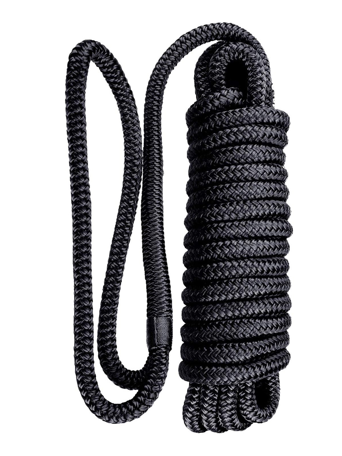 Double Braid Nylon Dock Line — Marine Mooring Rope for Boats, Jet Skis & Kayaks
