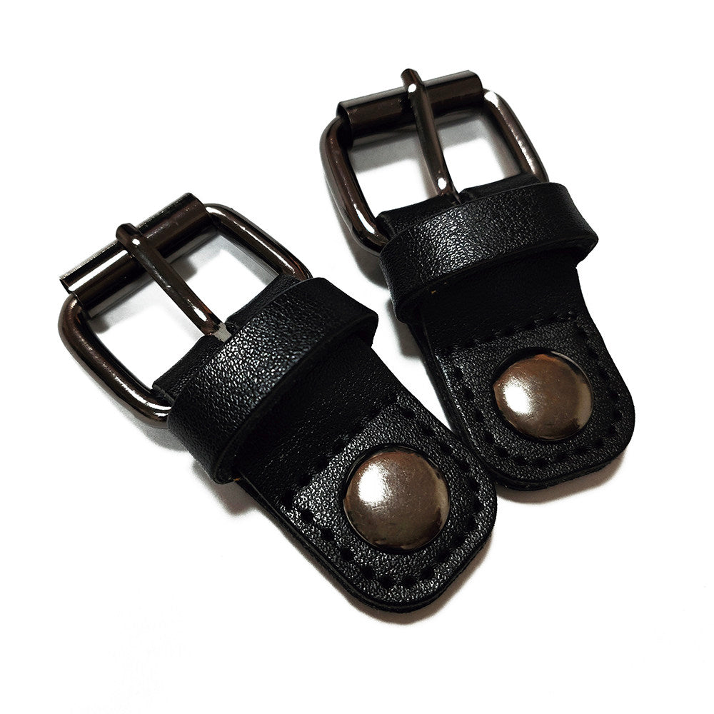 Leather Magnetic Buckle – 1.4cm / 1.8cm for Bags, Backpacks, Straps (Black, White, Brown)