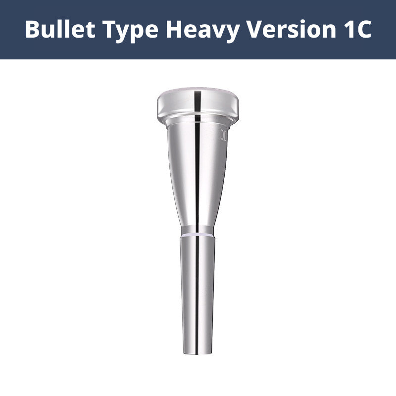 Xinbao Trumpet Mouthpiece – Silver/Gold Plated, 1C/1.5C/3C/5C/7C, Bullet Heavy Versions
