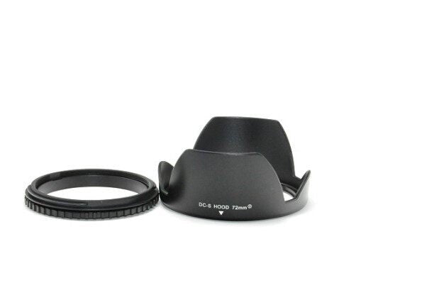 Universal Reversible Lens Hood — Screw - In Petal Design, 49–82mm Filter Thread, Fits Canon Nikon Sony Cameras - HomeDIYer