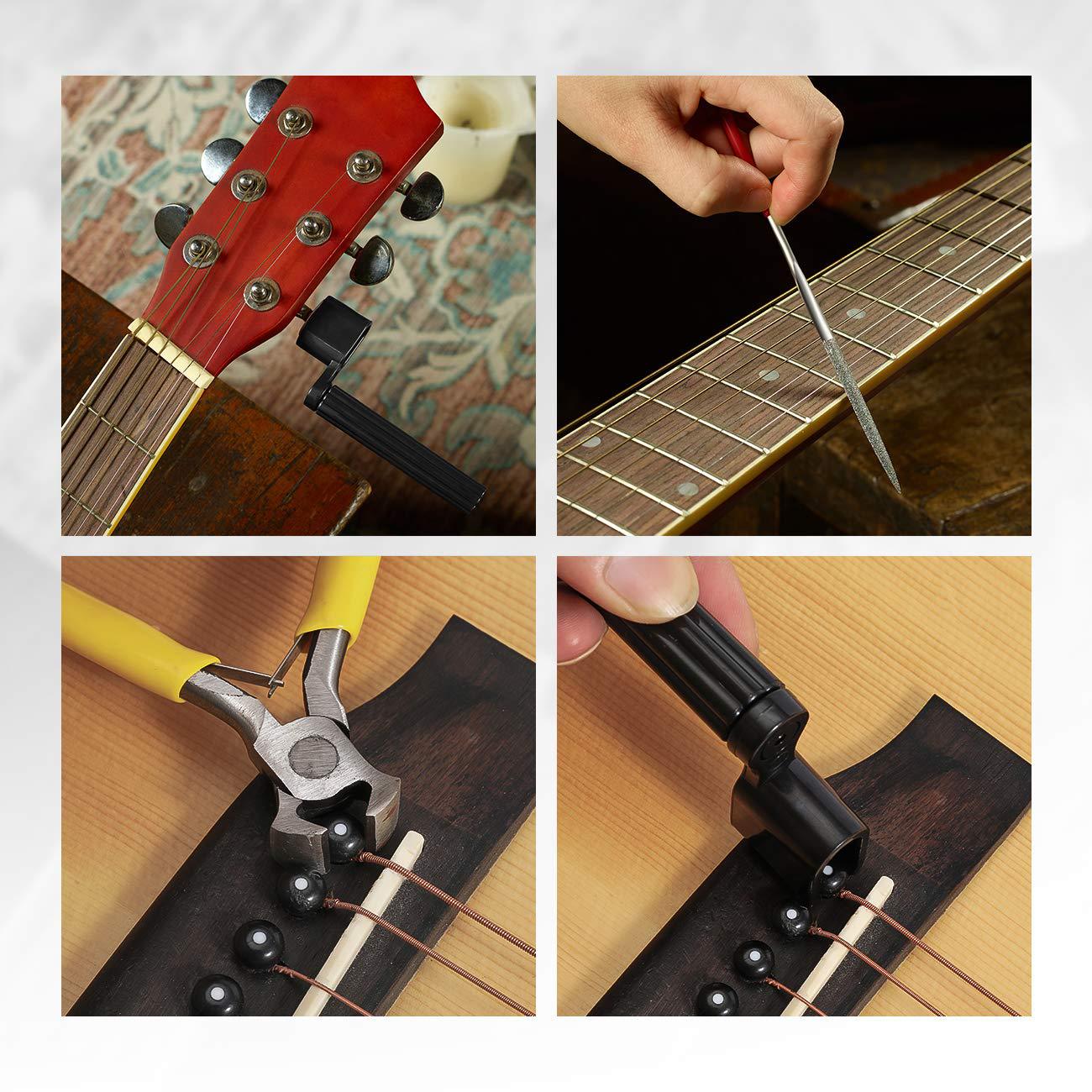 Guitar Repair Tool Kit – Complete Guitar Care & Maintenance Set (11 to 99 Pieces)