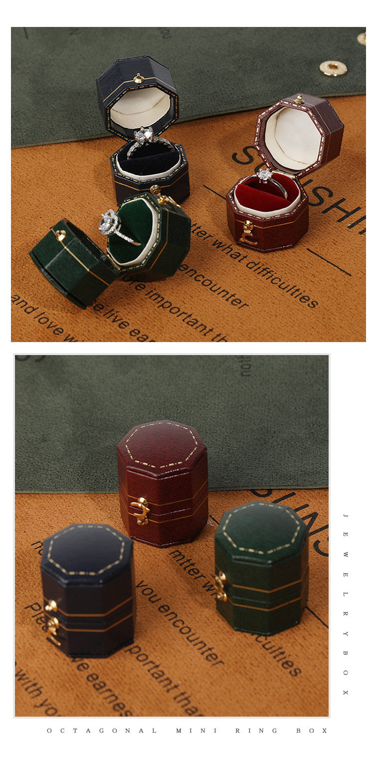 Vintage Mini Ring Box – Proposal, Wedding & Jewelry Photography Prop