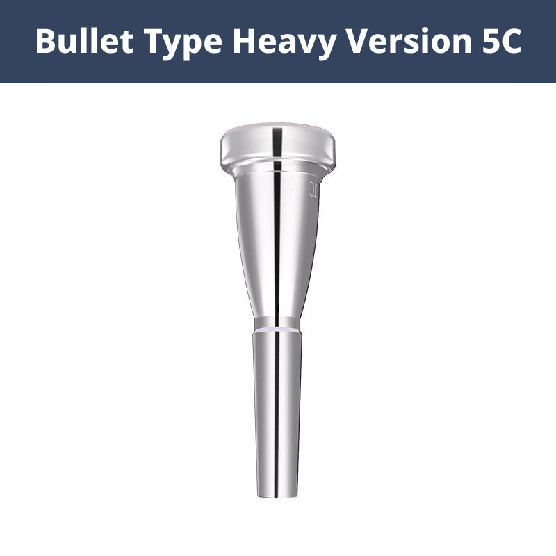 Xinbao Trumpet Mouthpiece – Silver/Gold Plated, 1C/1.5C/3C/5C/7C, Bullet Heavy Versions