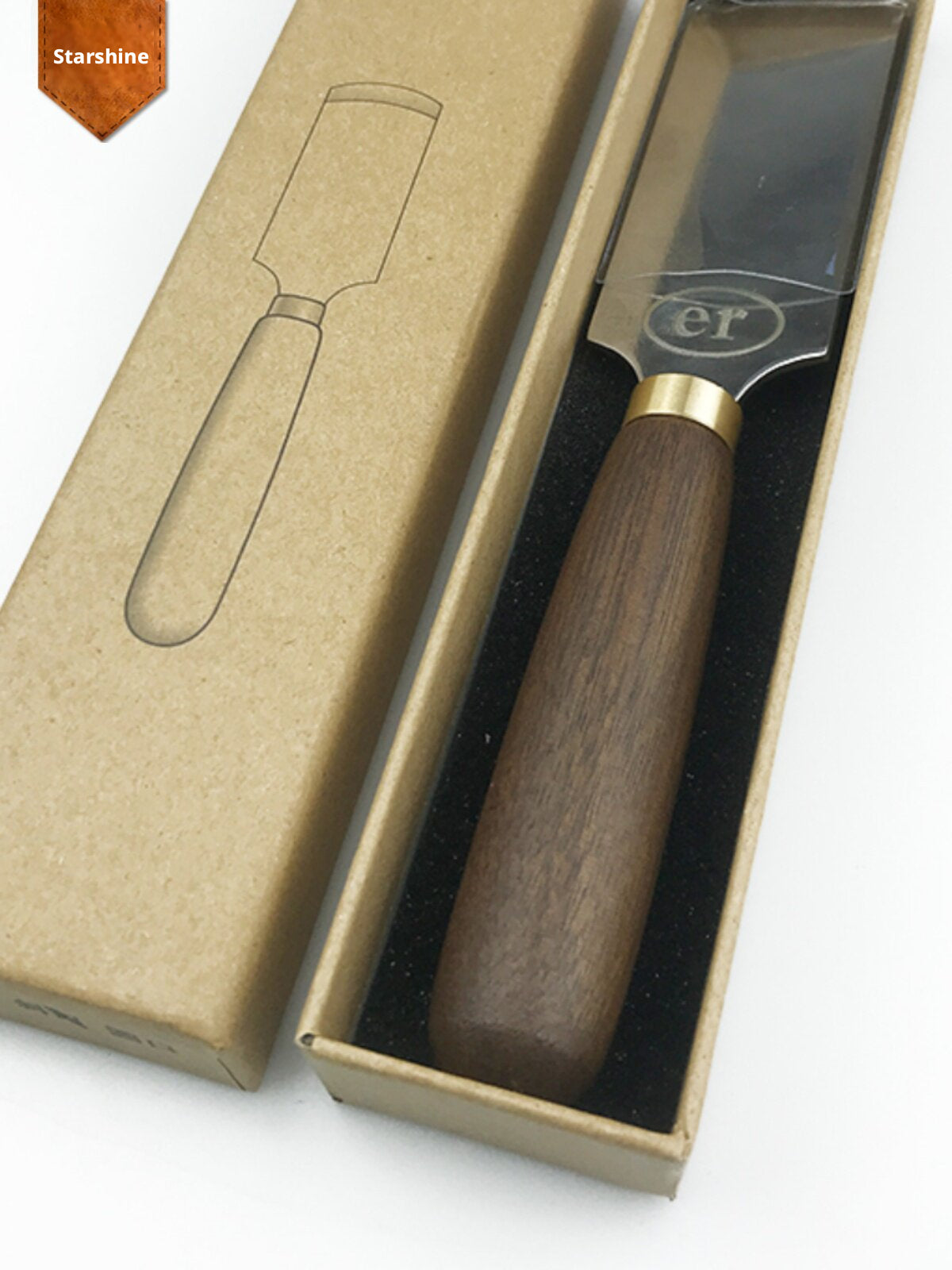 Leather Cutting & Skiving Knife Set – Flat / Bevel / Round Mouth, Beech Wood Handle, Stainless Steel Blade