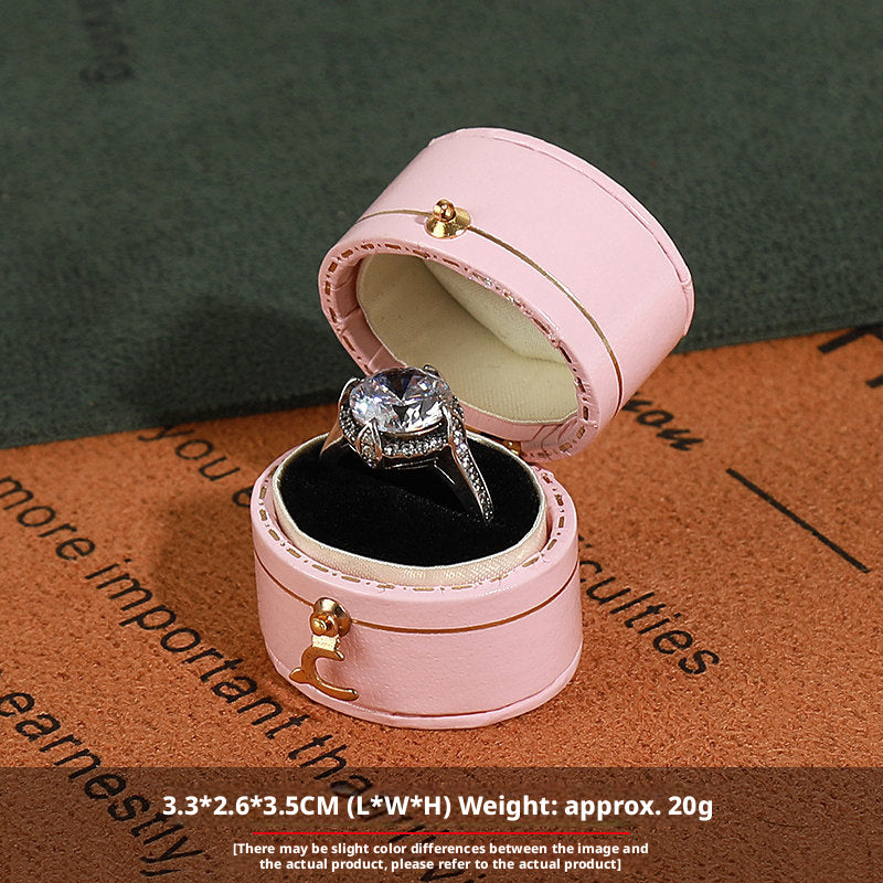 Vintage Mini Ring Box – Proposal, Wedding & Jewelry Photography Prop