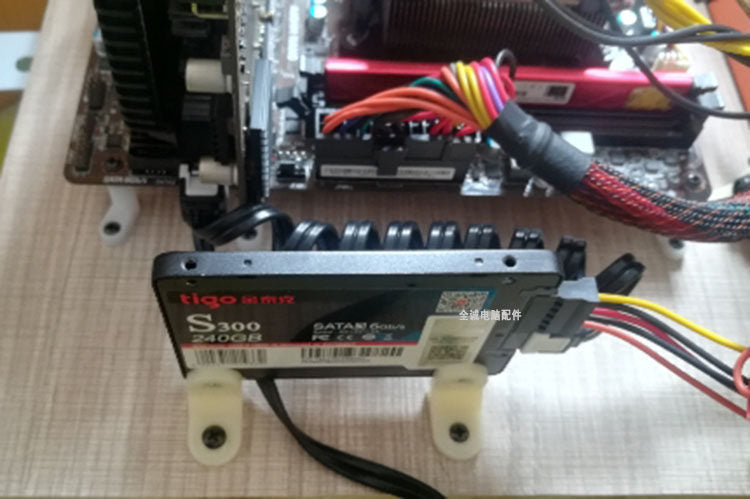 Open Frame PC Test Bench Mounting Kit — Motherboard, PSU, HDD & GPU Brackets with Power Switch Cable