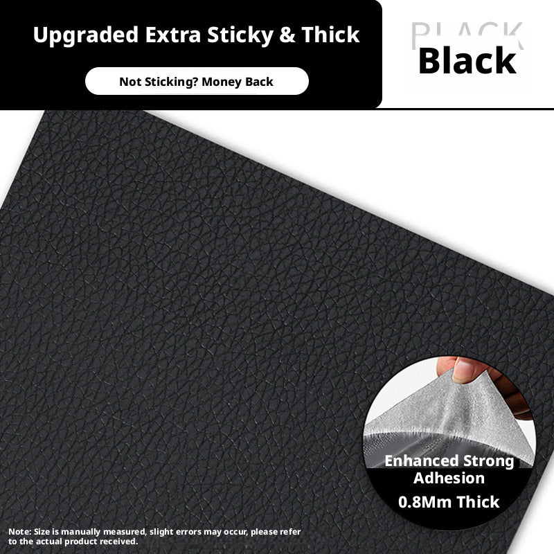 Strong Self-Adhesive Leather Repair Patch – 0.8mm Thick, Cut-to-Size for Sofa, Car Seat & Bag (Multiple Colors)