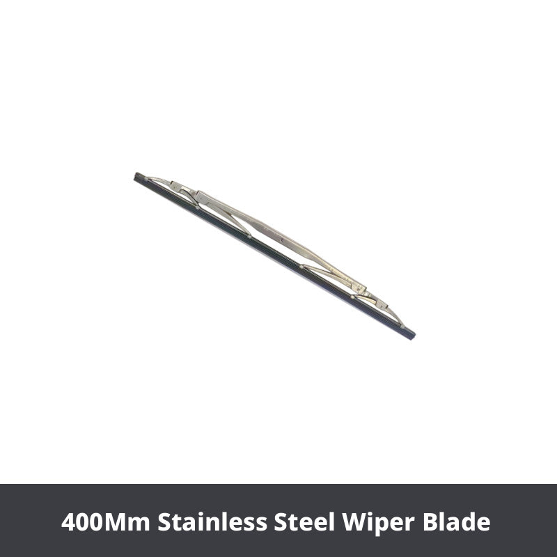 Marine Windshield Wiper Kit – 316 Stainless Steel Wiper Motor, Blade, Arm & Switch for Yachts, Sailboats & Cargo Ships, 12V / 24V