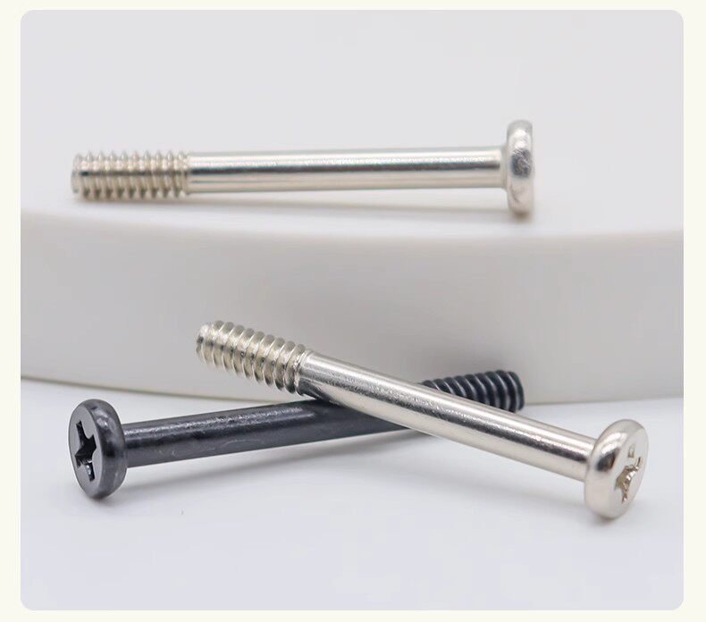 PC Case Fan Long Screws 6 - 32 – 30mm Phillips Round Head, Nickel - Plated Carbon Steel for 25mm Fans | Choose Color & Qty - HomeDIYer