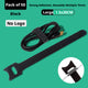 Reusable Velcro Cable Ties S2 – Nylon Hook & Loop Straps, 50-Pack, Small 150mm & Large 200mm