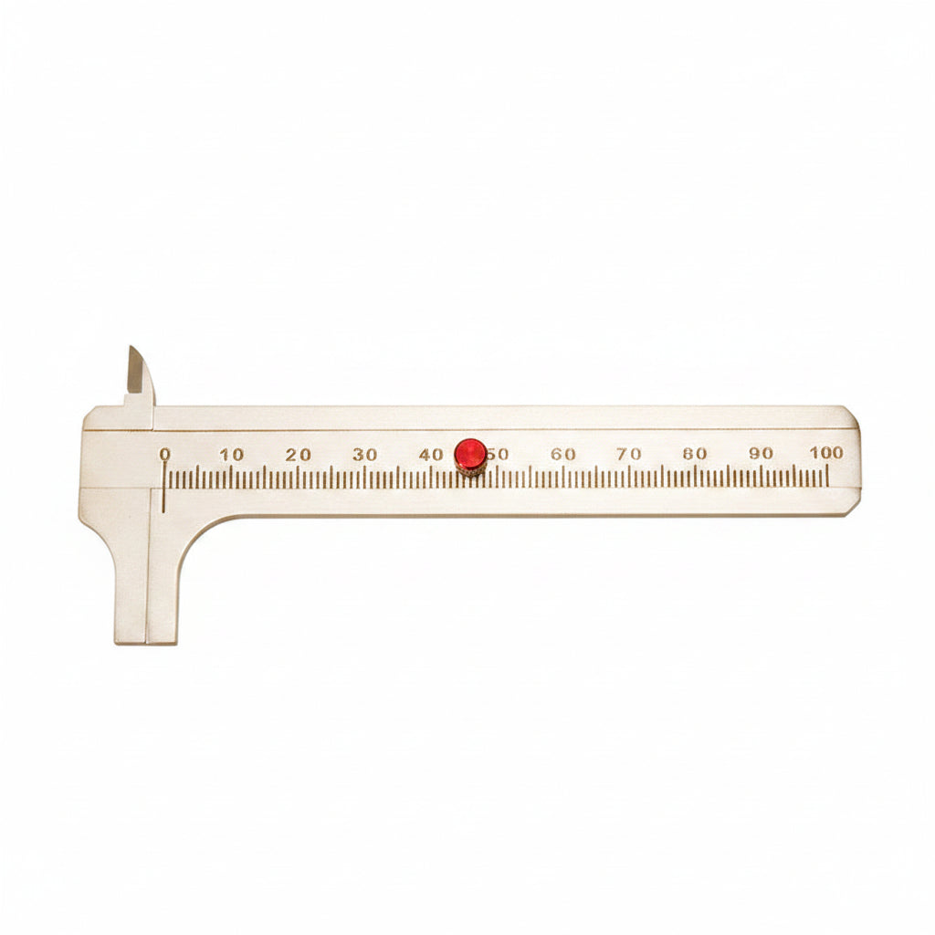 Solid Brass Mini Caliper Set – 0.1mm Accuracy, Jewelry & DIY Measurement