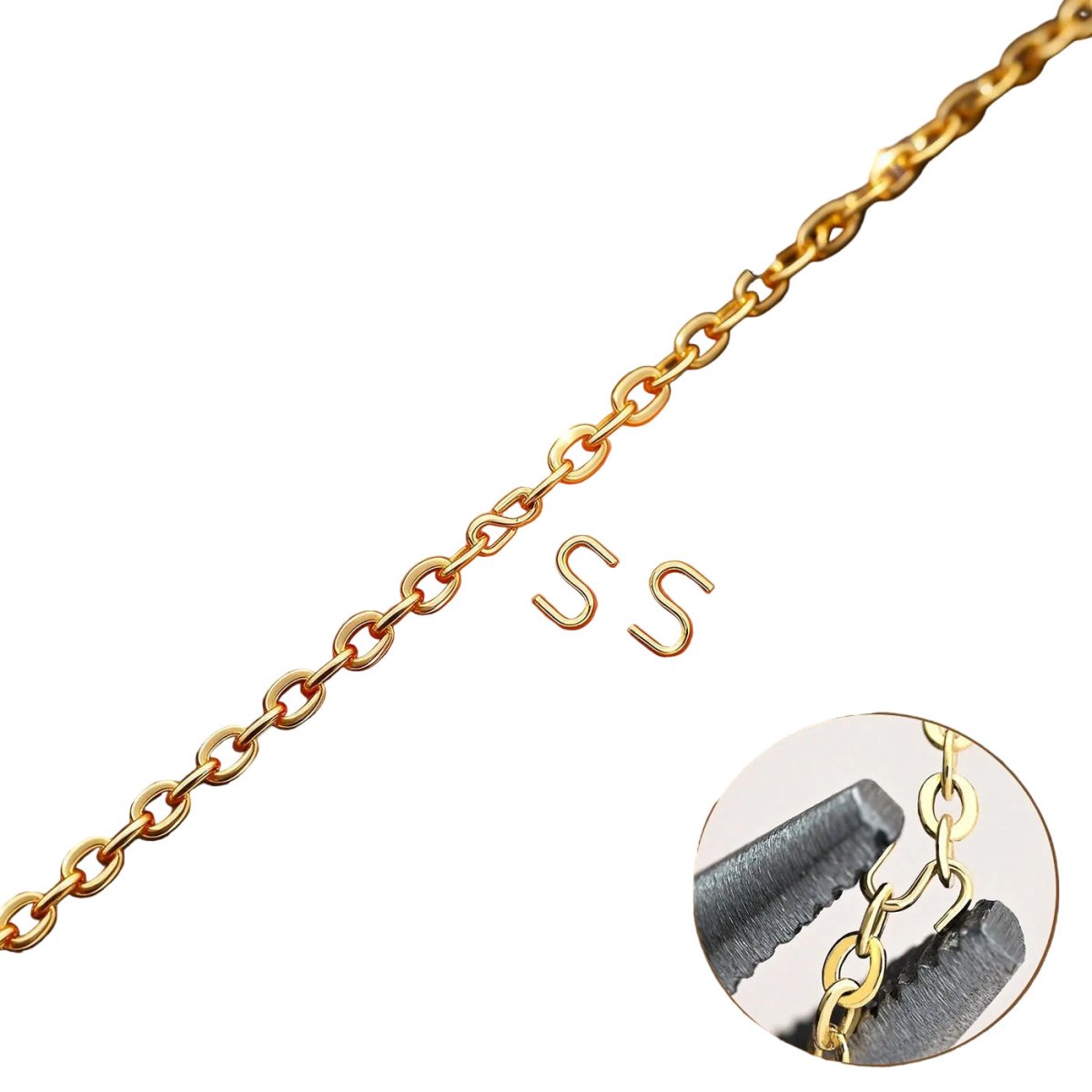 S - Type Necklace Repair Buckle – No Soldering, Invisible Fix in 5 Seconds - HomeDIYer