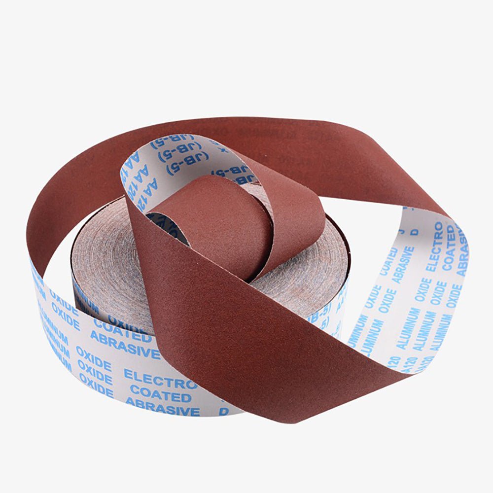 1 Meter 80 - 600 Grit Emery Cloth Roll Polishing Sandpaper For Grinding Tools Metalworking Dremel Woodworking Furniture - HomeDIYer