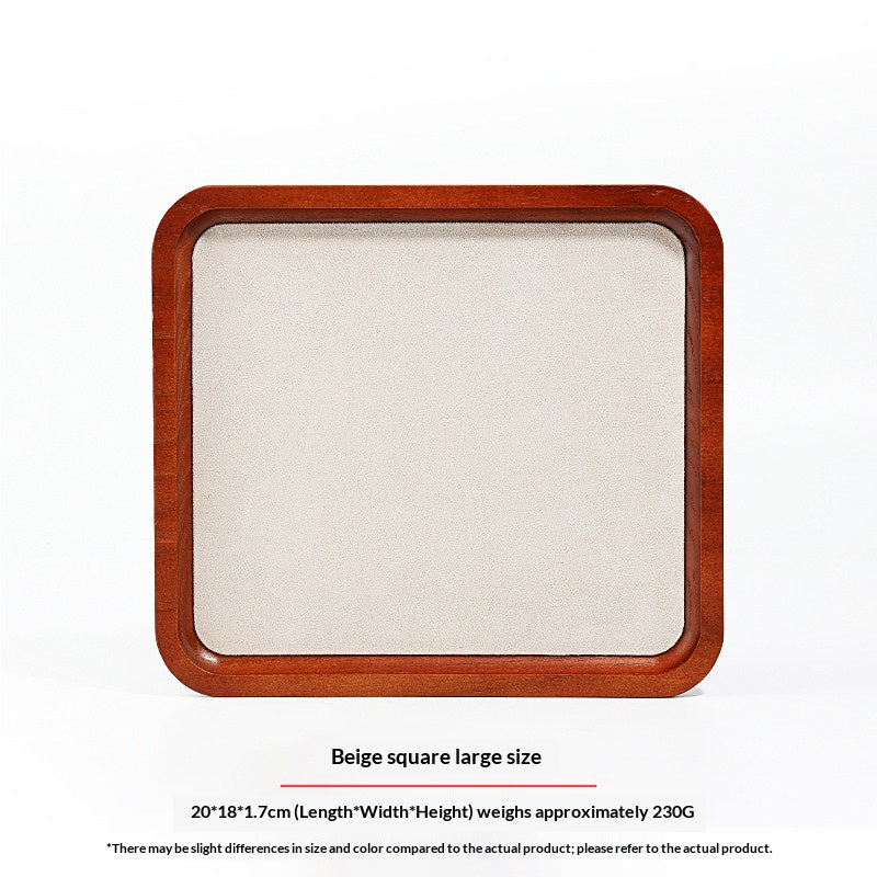 Premium Solid Wood Jewelry Display Trays for Photography & Organizing