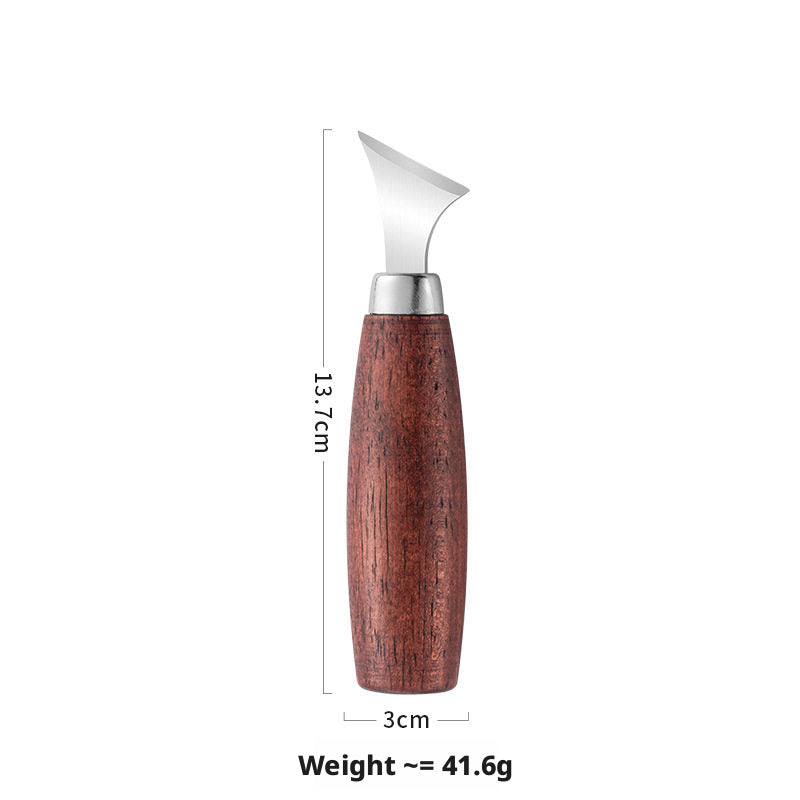 Walnut Wood Carving Knife Set – 5 Blades for Pumpkin, Wood, Wax & Linocut