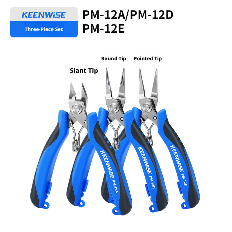 KEENWISE Mini Jewelry Pliers Set – 5 Types, 4"/4.5", Stainless Steel