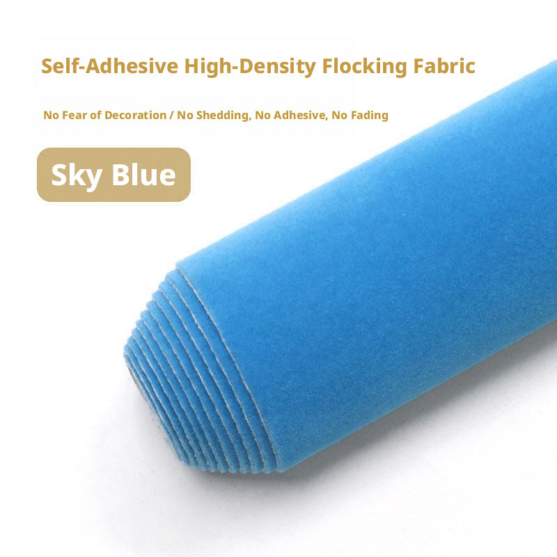 Self-Adhesive Velvet Fabric – Jewelry Box Liner, Drawer Protector, 17 Colors