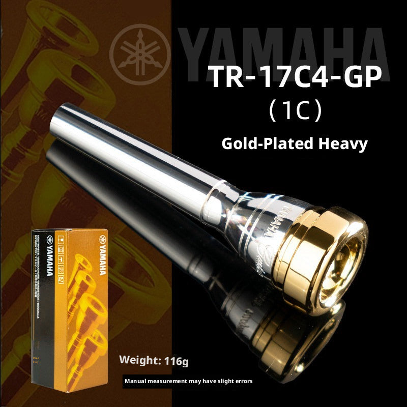 Yamaha S Series Trumpet Mouthpieces – 11B4, 15C4, 16C4, 17C4, 1.5C, 3C, 7C (Silver/Gold)
