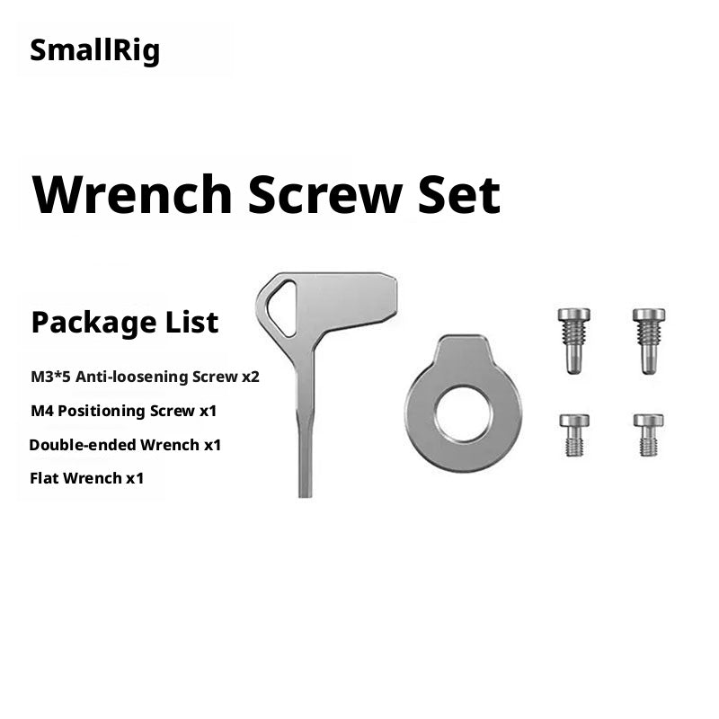 Camera Cage Screw Wrench Tool for Quick Release Plates — Flat Blade / Keychain / 7 - in - 1 Folding - HomeDIYer